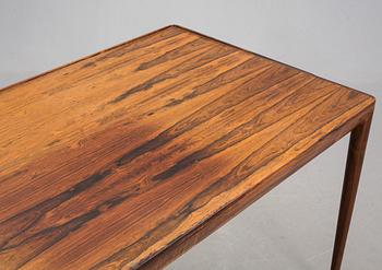 SKRIVBORD, jakaranda, Danmark, 1950/60-tal. Cites-intyg medföljer.