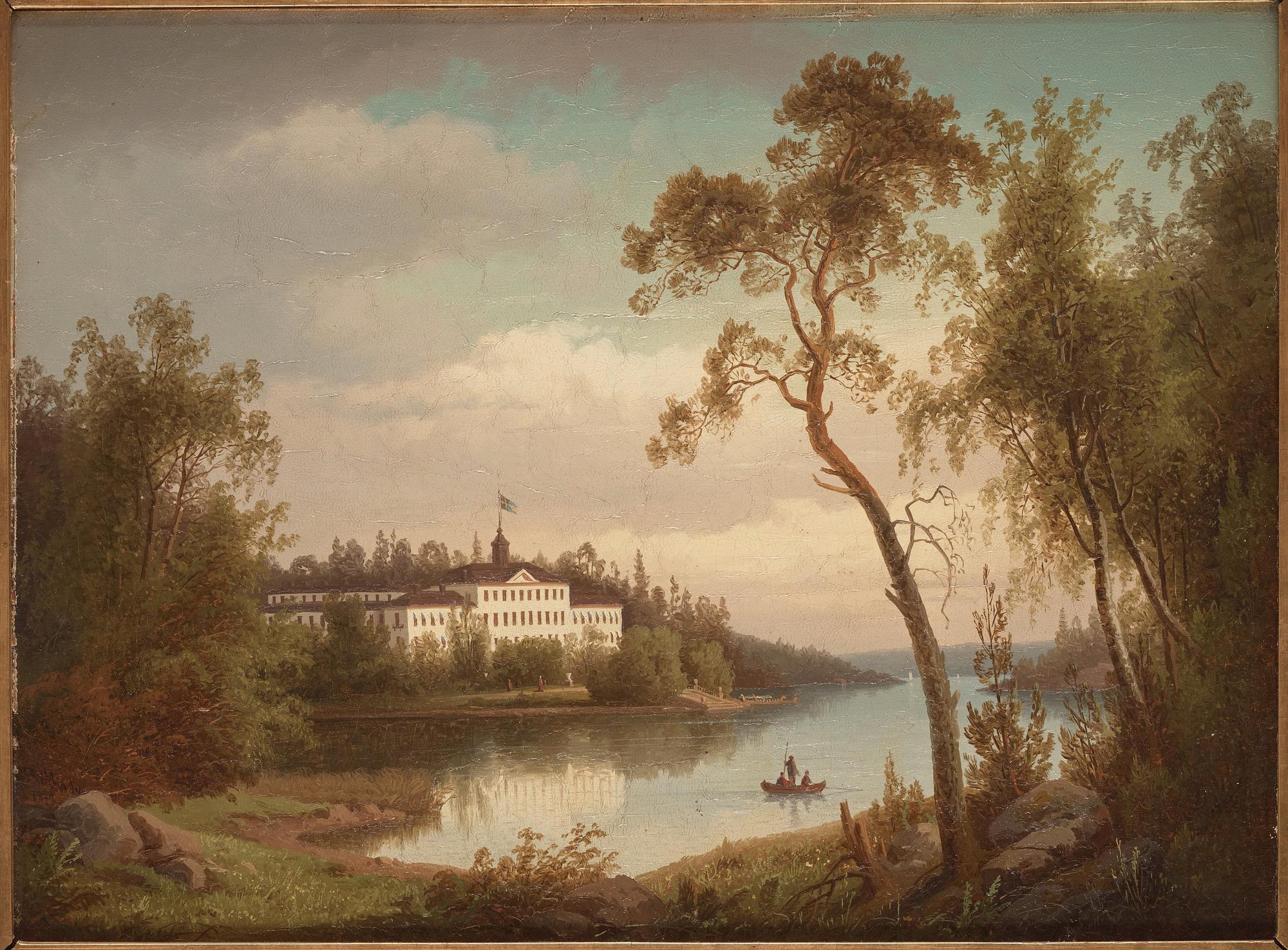Carl Abraham Rothstén, The castle of Ulriksdal outside Stockholm.