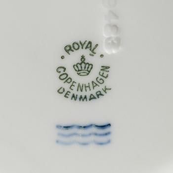 KAFFESERVIS, 27 delar Royal Copenhagen porslin 1900-talet andra hälft.