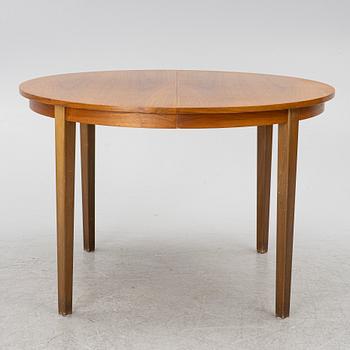 Carl-Evert Ekström, dining table with four chairs, AB Johansson & söner, Hyssna. Mid-20th century.