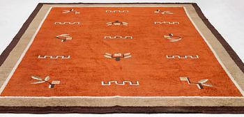 Matta, flossa, Norden, 1920/30-tal, ca 370 x 280 cm.