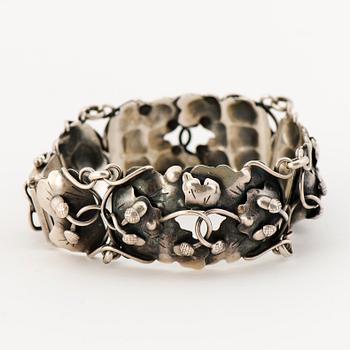 ARMBAND, silver. Daurup, Danmark.