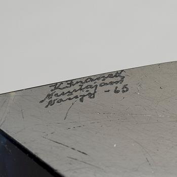 Kaj Franck, a 'Prisma' vase, signed K. Franck, Nuutajärvi Notsjö -65.