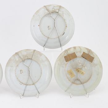 Six Chinese porcelain plates, mid 19th Century.