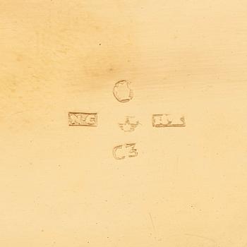 DOSA, guld 18K, av Nils Carlén, Stockholm 1809.