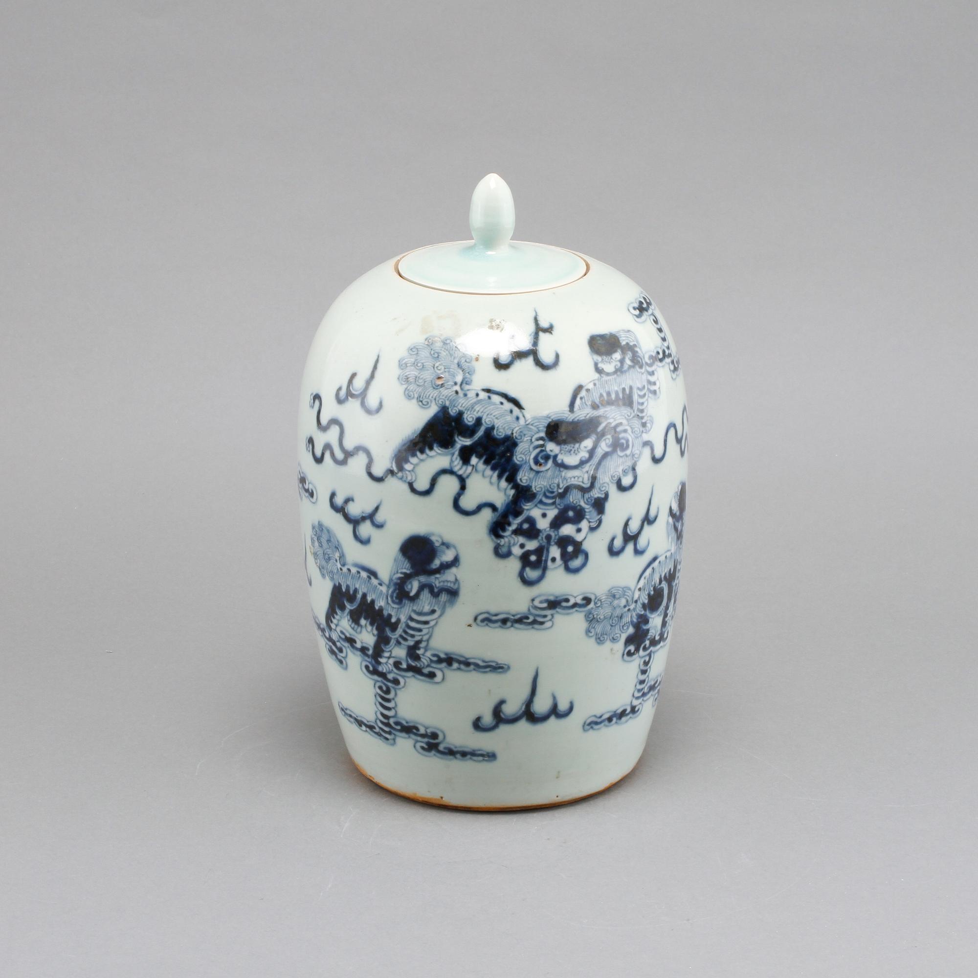 LOCKURNA, porslin, Kina, Qing, 1800-tal.