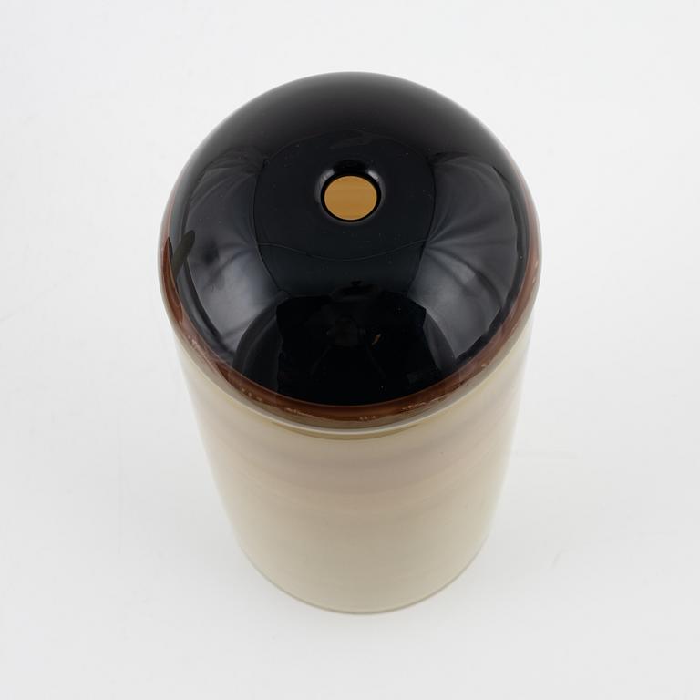 Matz Borgström, two unique glass sculptures, Transjö, -91.