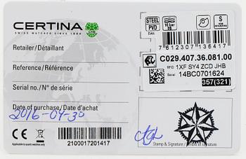 CERTINA, DS-1, Powermatic 80, wristwatch, 40 mm.
