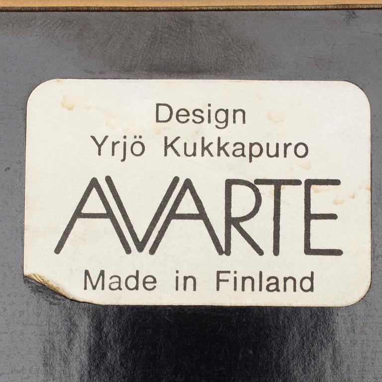 FÅTÖLJER, ett par, Yrjö Kukkapuro, Avarte, Finland.