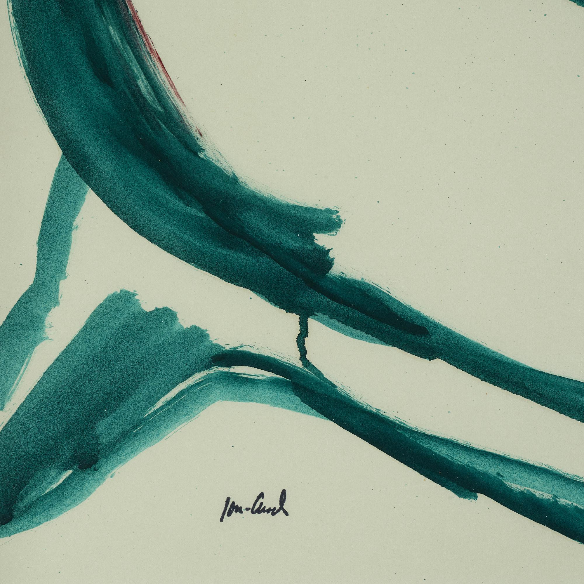 John Jon-And, watercolour, stamped signature.