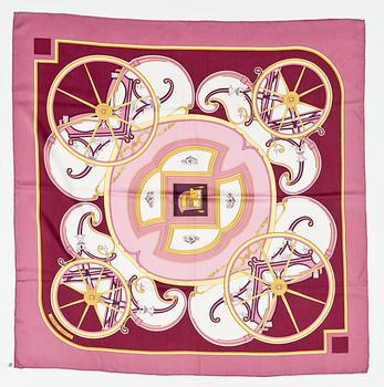 1211. SCARF, Hermès "Washingtons carriage".