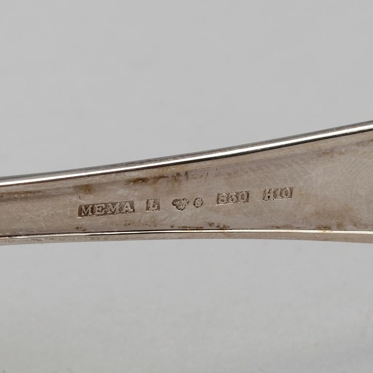 BESTICK, 52 del, silver, Symfoni, Mema, 1980-tal. Vikt med stålblad ca 1700 g.