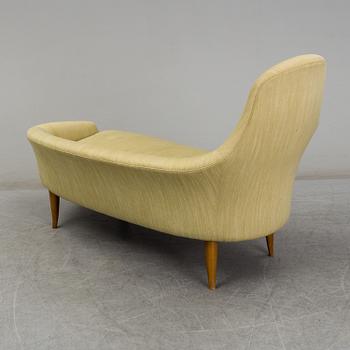 A 'Lustgården' chaise lounge by Kerstin Hörlin Holmquist, by Nordiska Kompaniet, Sweden, designed in 1958.