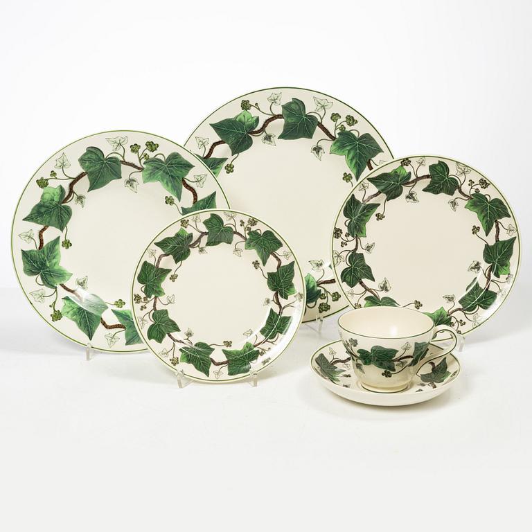 A 60-piece dinner and coffee service, 'Napoleon Ivy', Wedgwood, England.