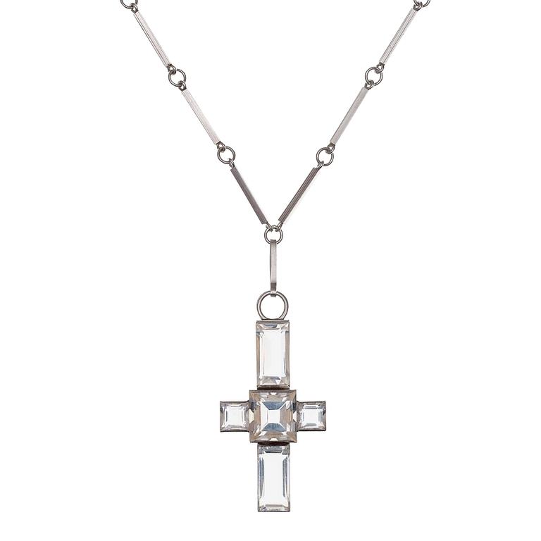 WIWEN NILSSON, hängsmycke Lund, 1941, sterling.