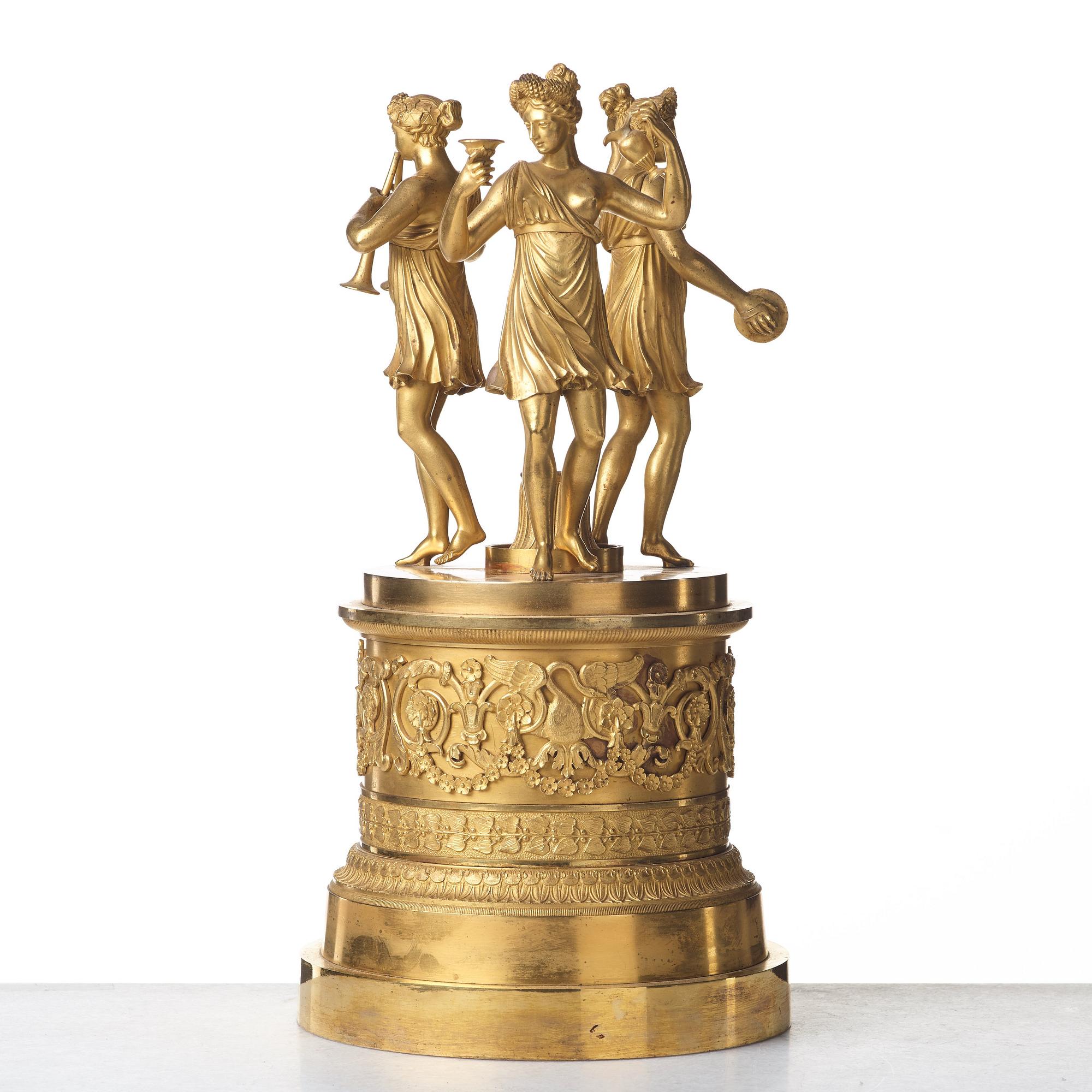 UPPSATSSKÅLSFOT, Frankrike, 1800-talets början, empire.
