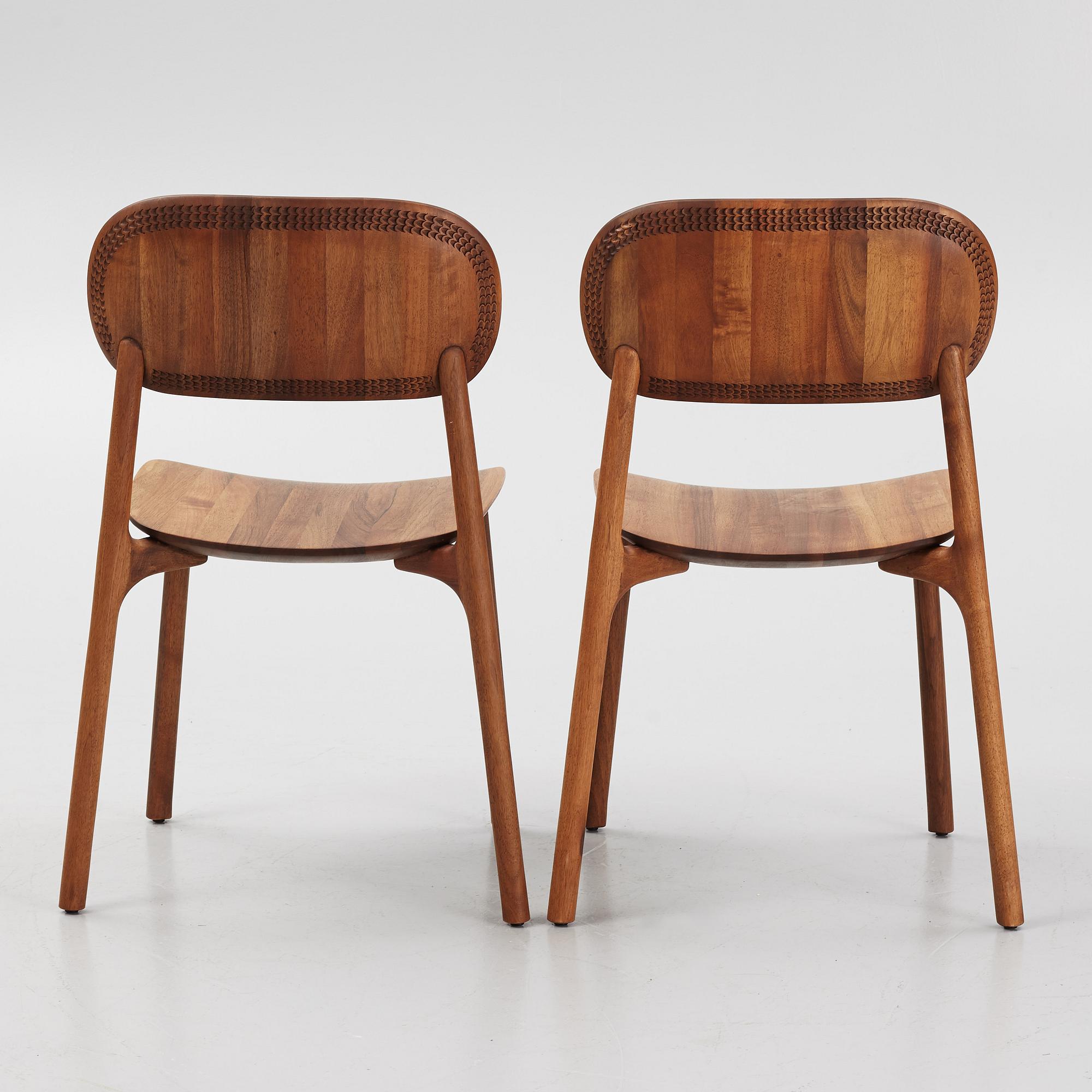 Monica Förster, a pair of 'Unna' chairs, Zanat.