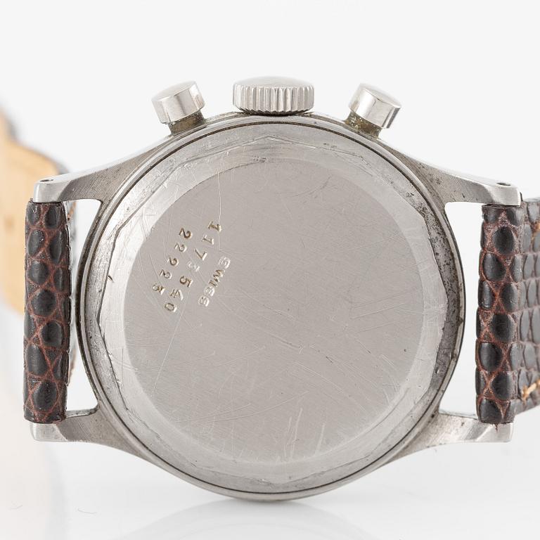 Universal Genève, Uni-Compax, kronograf, armbandsur, 33 mm.