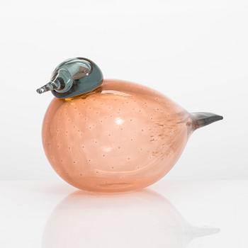 Oiva Toikka, Årsfågel, signerad O. Toikka Nuutajärvi 2002.