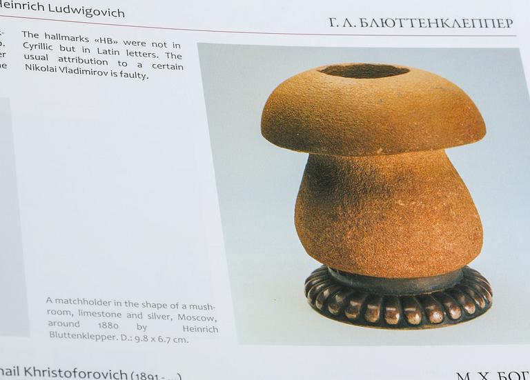 "FABERGÉ, A COMPREHENSIVE REFERENCE BOOK", Tatiana F. Fabergé, Valentin V. Skurlov, Eric-Alain Kohler. Genéve 20.
