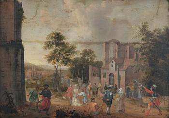Cornelis Adamsz. Willaerts, Circle of, oil on panel, insignificant signed Cornel Willae….
