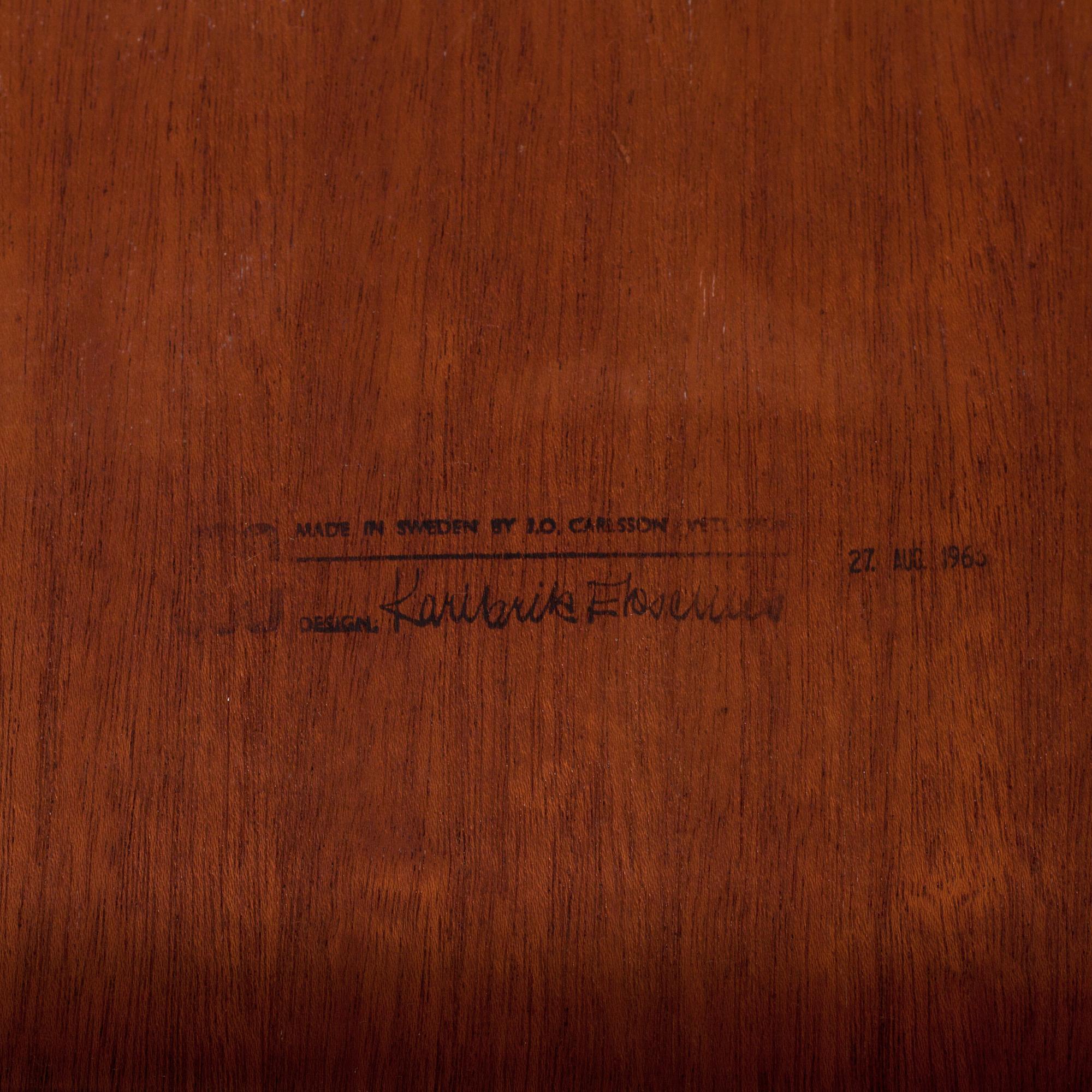 BORD, Karl Erik Ekselius, JO Carlsson, Vetlanda, Sweden, 1963.