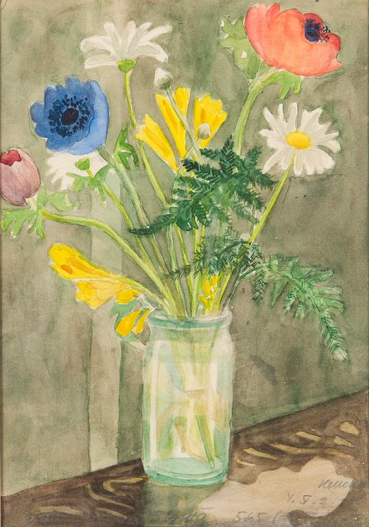 Greta Hällfors-Sipilä, Meadow Flowers in a Vase.