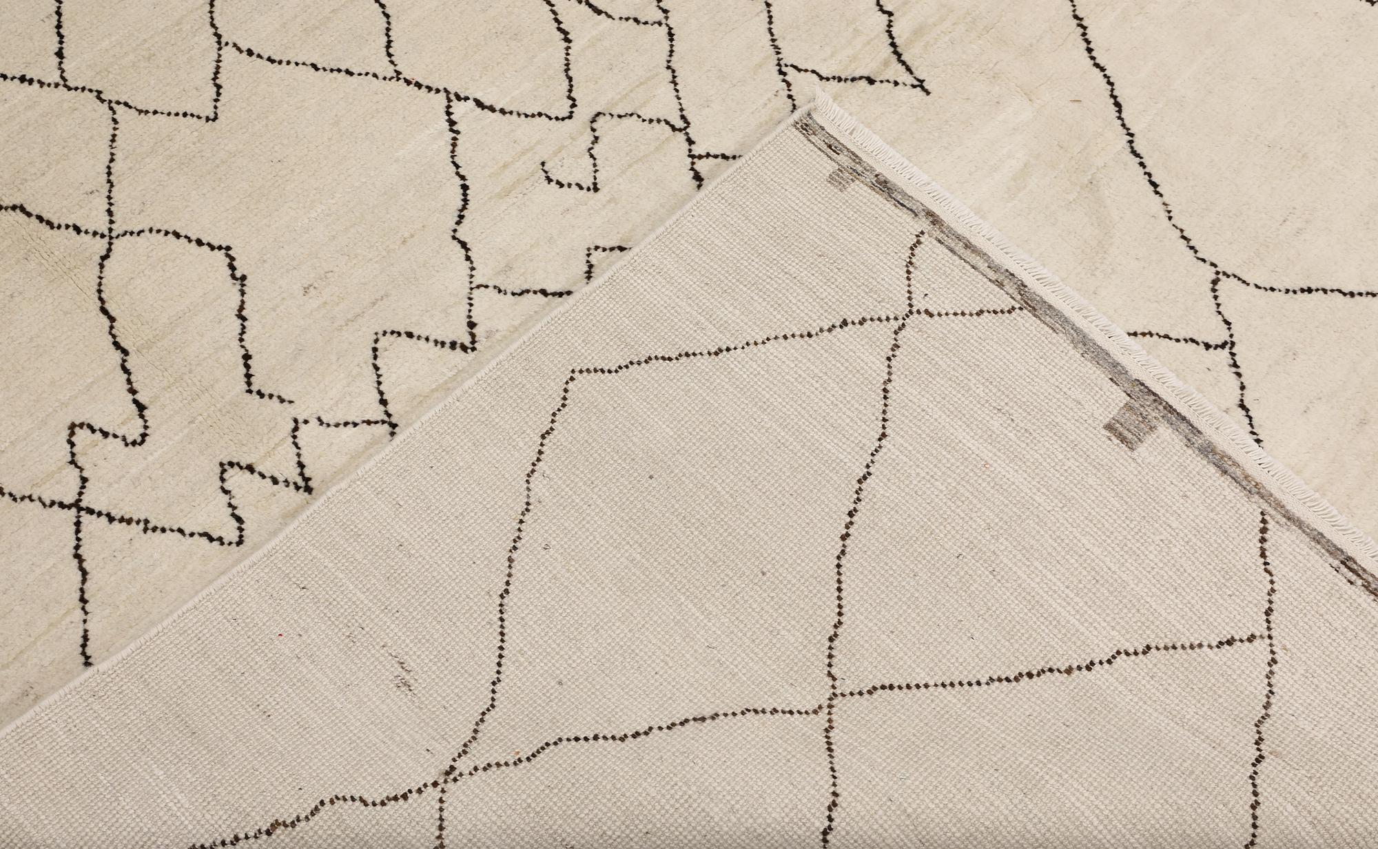 A Moroccan carpet, 293 x 186 cm.