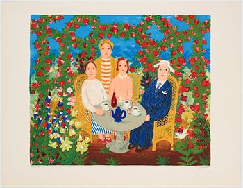 Lennart Jirlow, portfolio with 6 lithographs in colour, 1975, signed 227/380.