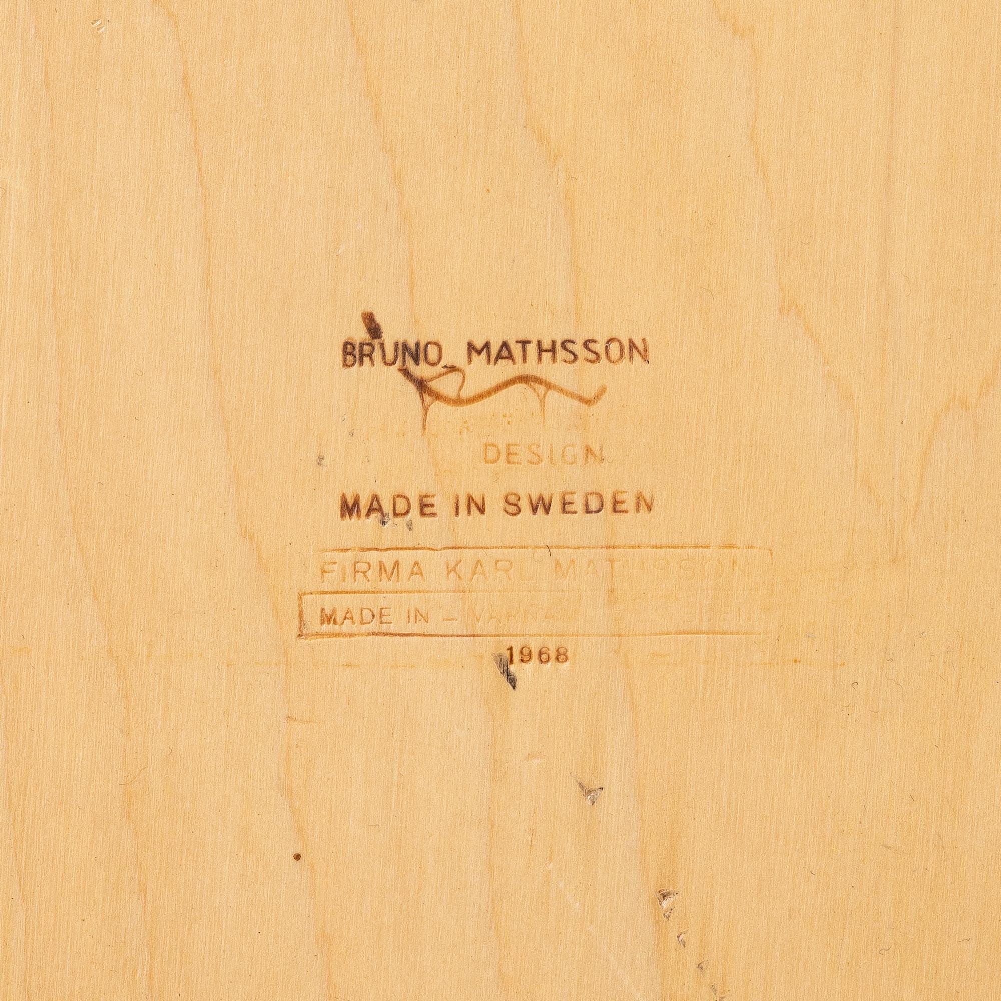 Bruno Mathsson, Soffbord, Firma Karl Mathsson, Värnamo 1968.