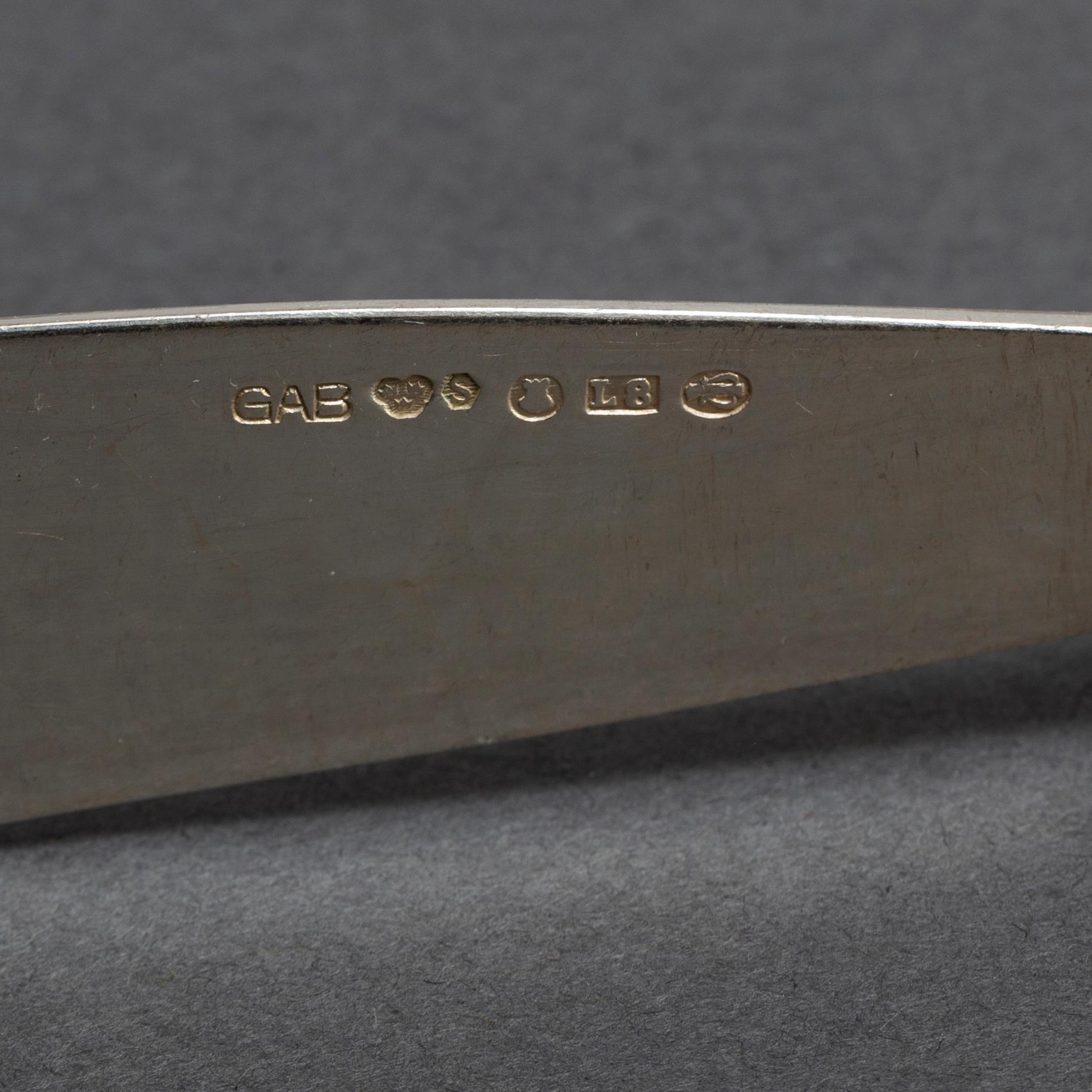 A 56-piece silver cutlery service.