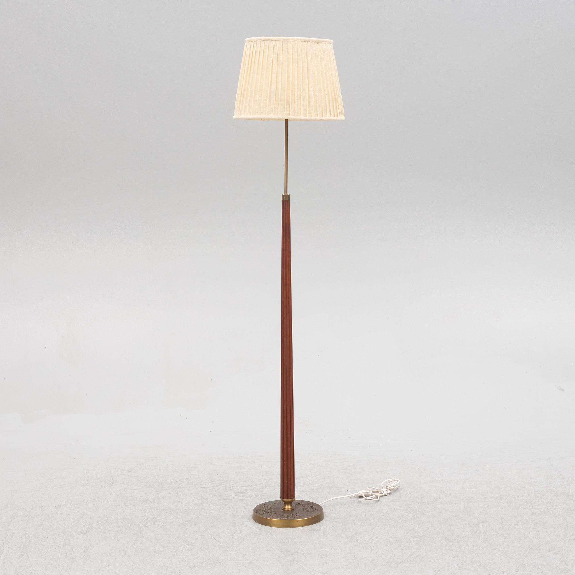 A Swedish Modern floor lamp, model "E1790", Asea, Sweden, 1940's/50's.