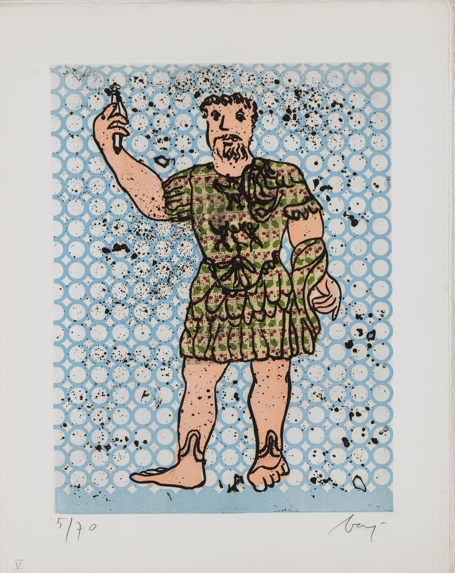 Enrico Baj, "Imperatores Romani".