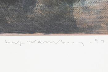 Ulf Wahlberg, "Landskap", mapp med tre litografier.