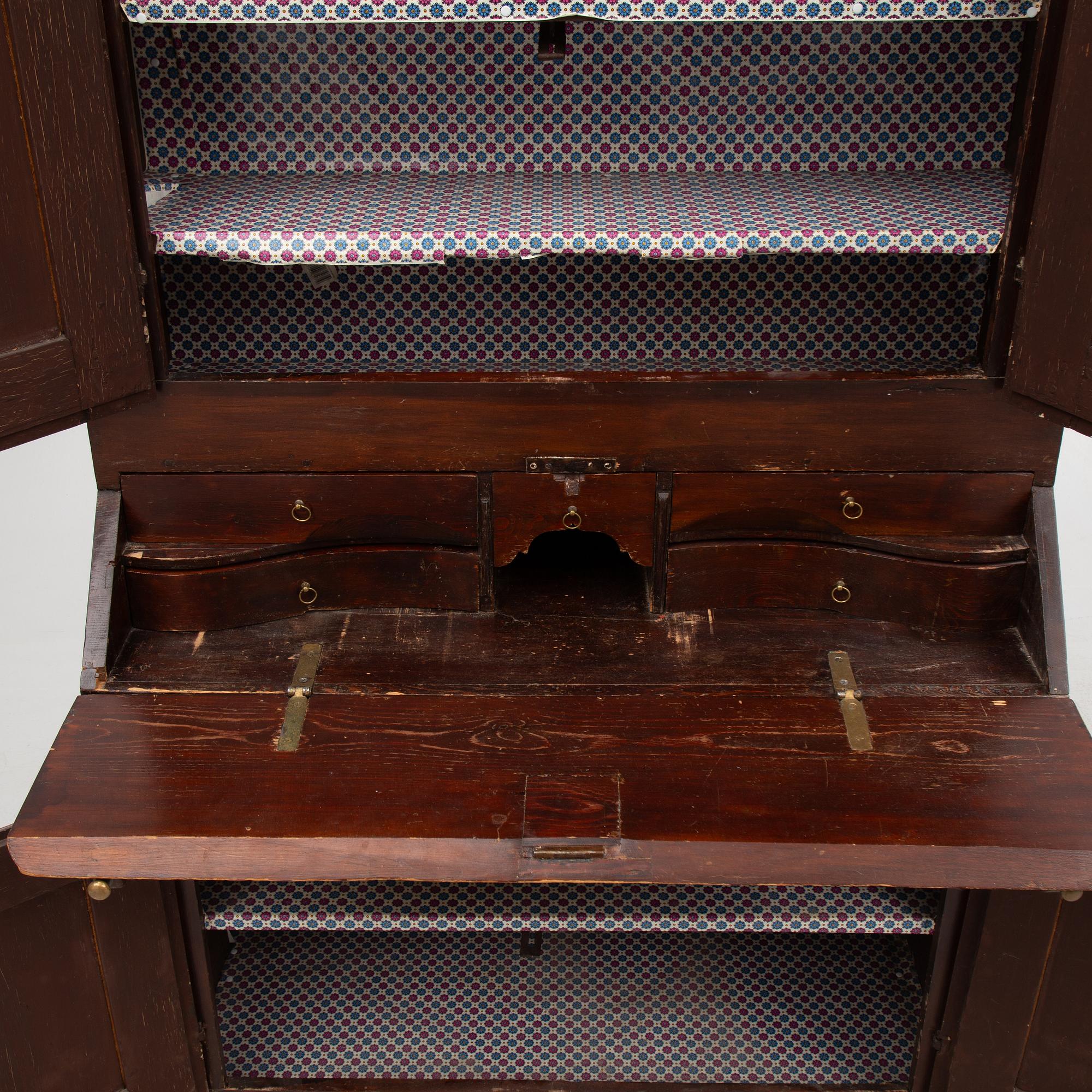 Skrivskåp, 1800-tal.