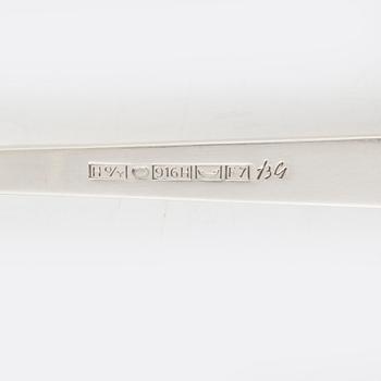 Bertel Gardberg, a silver cutlery set, 'Birgitta', Hopeatehdas oy, Helsinki 1959-1960 (36 pieces).