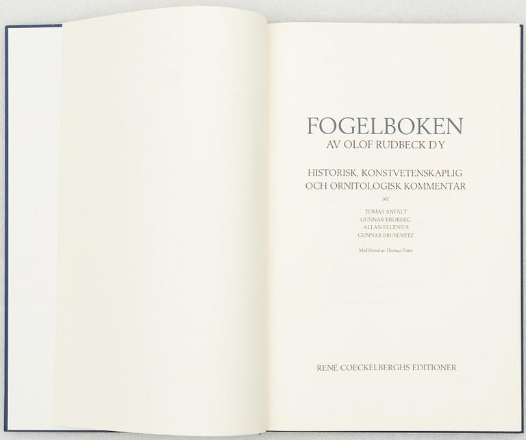 Olof Rudbeck d.y., 'Svenska fåglar (Swedish birds)'.