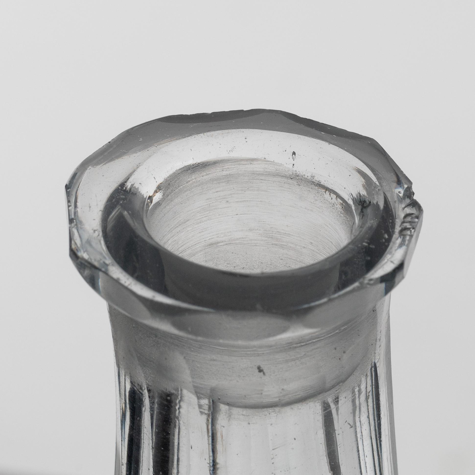 Karaffer, ett par, glas, Sverige, Empire, omkring år 1800.