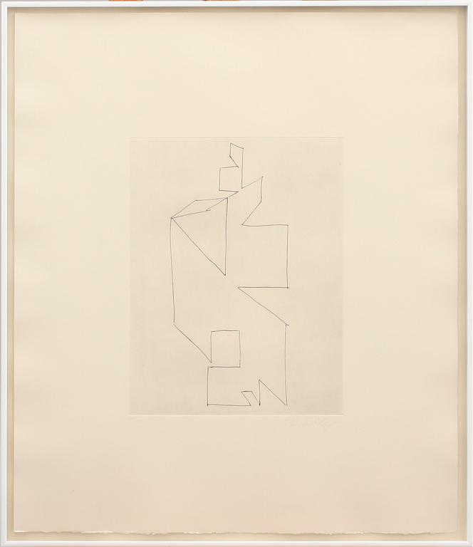 VICTOR VASARELY, etsning, sign och numr 109/250.