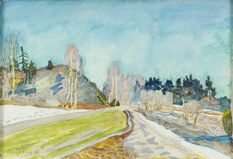 Axel Sjöberg, 'Vårdag i Sörmland' ('Spring day in Sörmland)'.