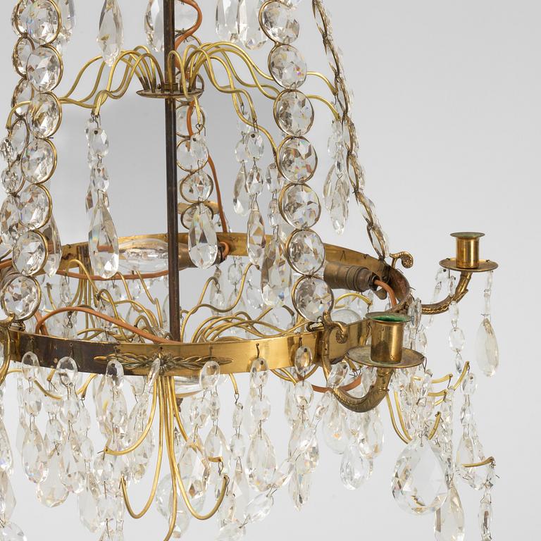 Chandelier, late 20th century.