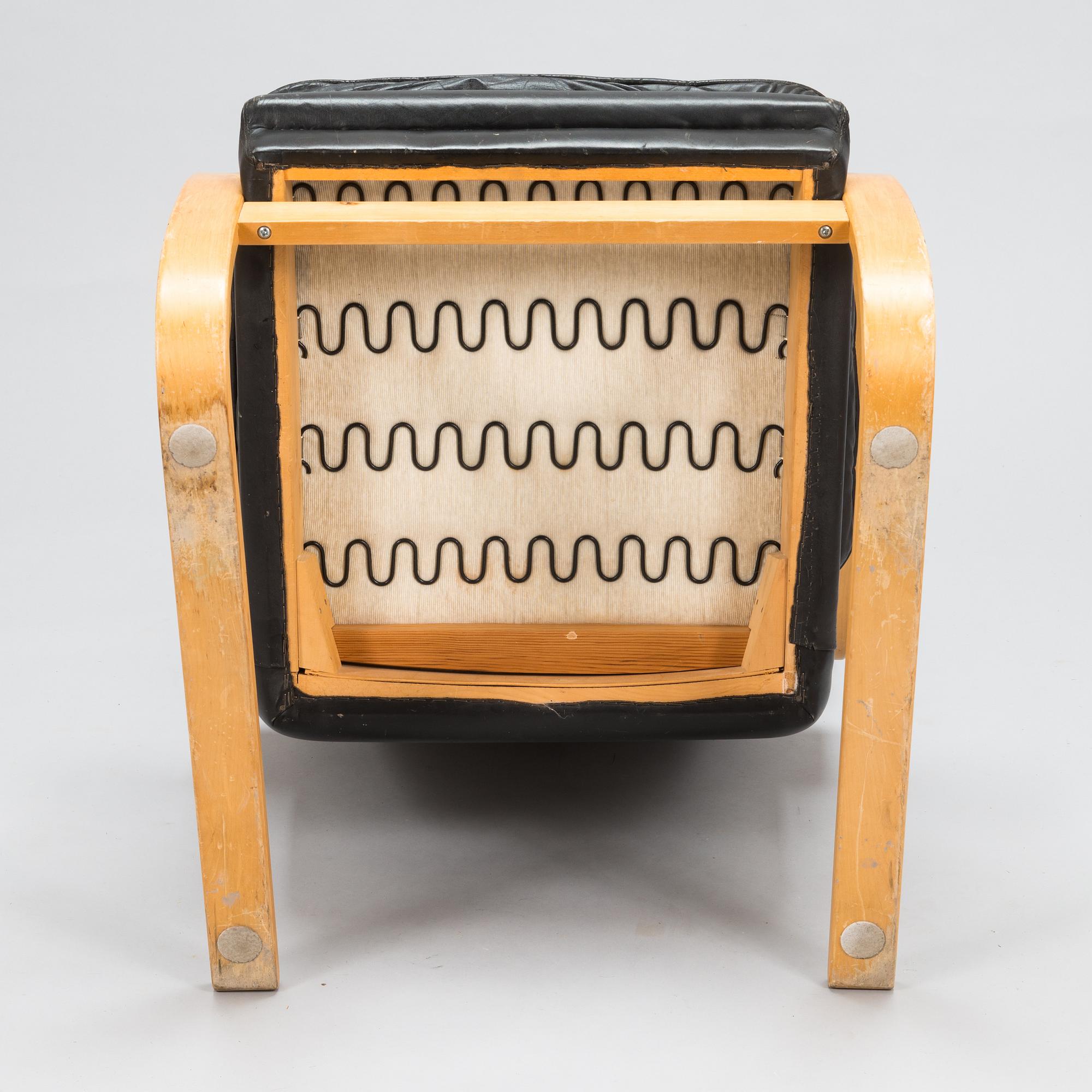 Alvar Aalto, nojatuoli, 401, Artek 1900-luvun loppupuoli.