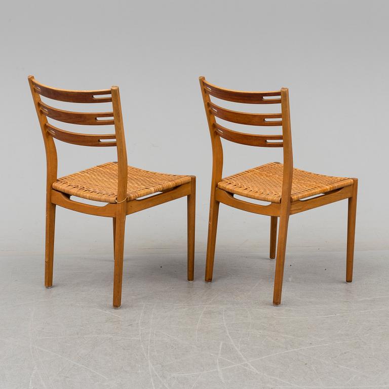 a set of 6 Sibast chairs, Denmark mid 20th century.