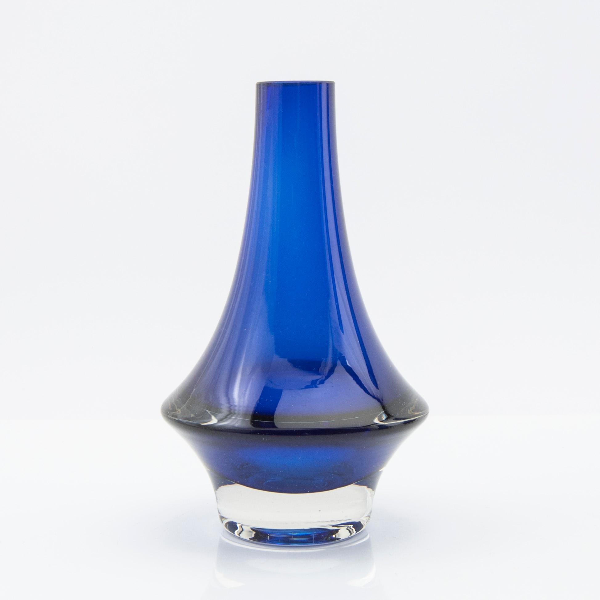 Tamara Aladin, vaser, 3 st, glas, Riihimäen Lasi, 1960/70-tal.