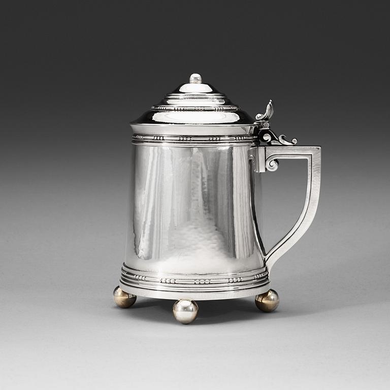 JOHAN ROHDE, kanna, Georg Jensen, Köpenhamn 1925-32, sterling.