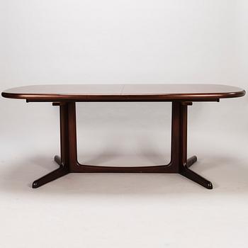 Danish 1980-90s Dining Table with eight Chairs.