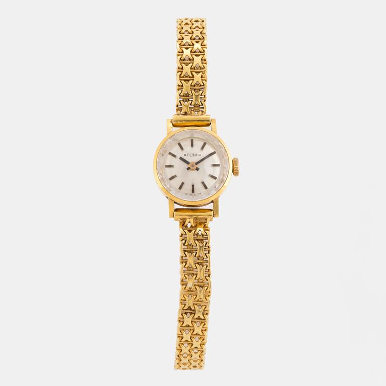 Ladies watch, Belinda, 18K gold.