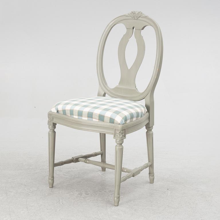 A Gustavian style desk with a chair, Åmells Möbler.