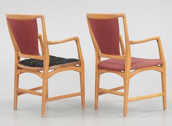 STOLAR samt KARMSTOLAR, 4 + 4, David Rosén, 1950/60-tal.