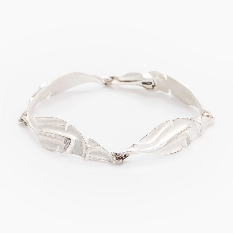 Lapponia, a sterling silver bracelet, Helsinki 1997.